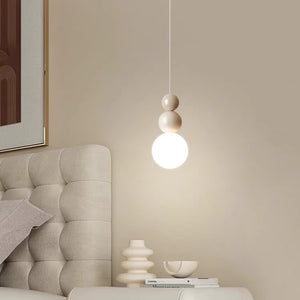 Cream Style Full Spectrum Bedroom Bedside Chandelier