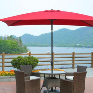 Outdoor Garden Balcony Sunshade Rainproof Tilted Head Swing Umbrella Outdoor Garden Outdoor Umbrella